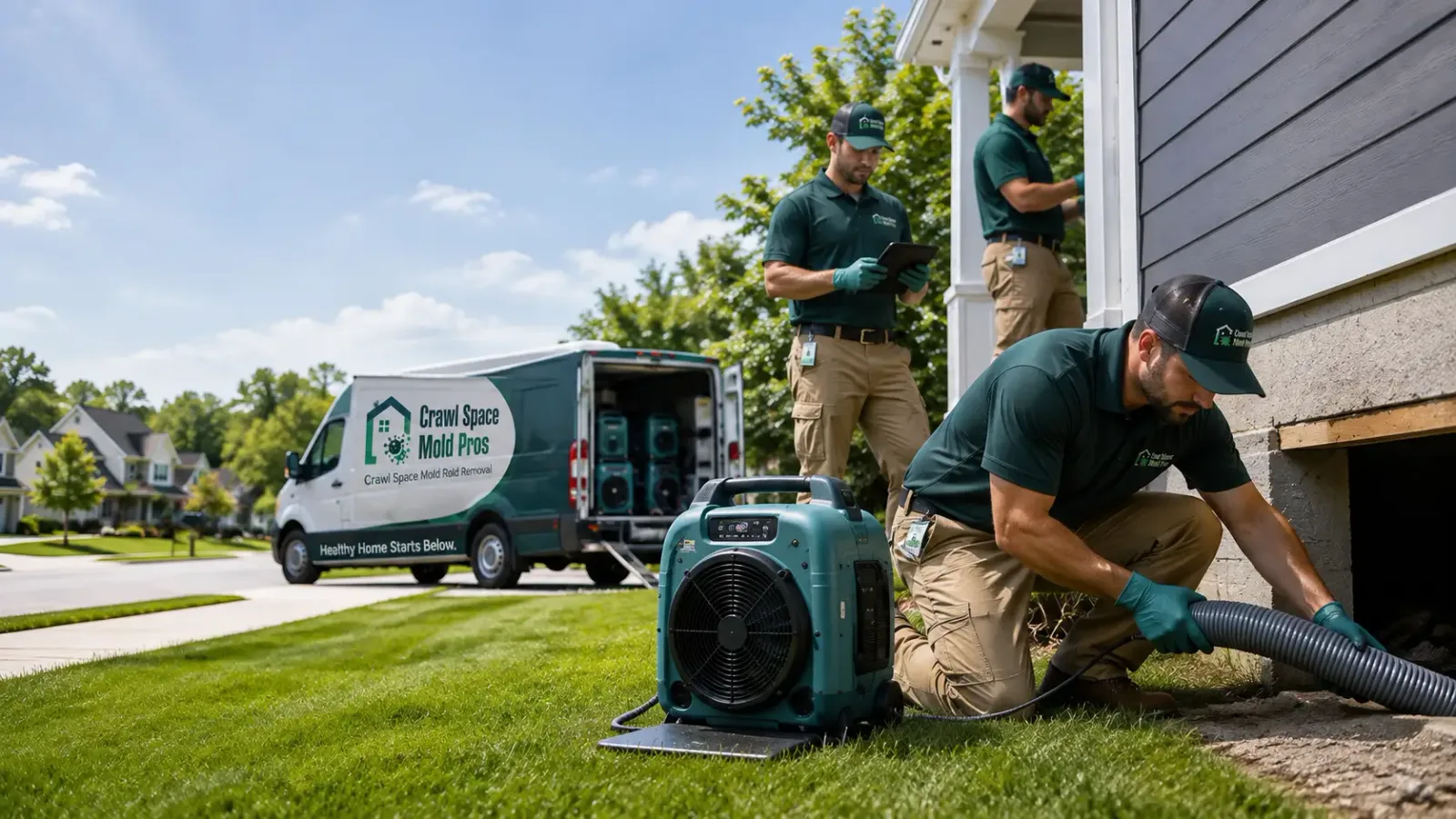 Crawl Space Mold Removal in Arcadia, IN